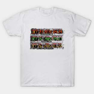 Back to the Future - Timetable T-Shirt