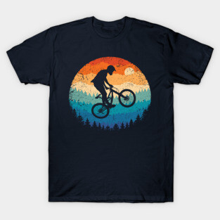 Mountain Biking Retro T-Shirt