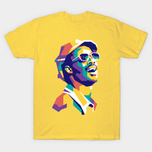 Stevie Wonder WPAP Limit Color T-Shirt