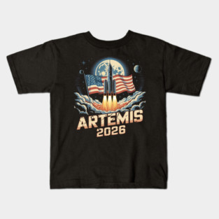 Artemis-moon-mission Kids T-Shirt