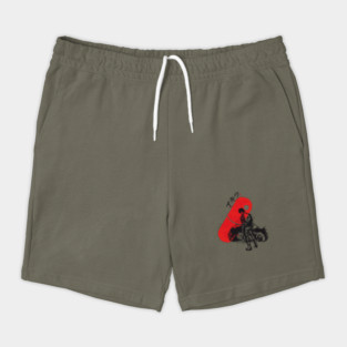 Red Sun Akira Shorts