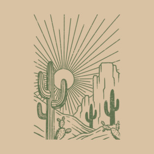 Sunny Desert - Green Version